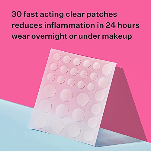 Peach Slices Acne Spot Dots | Clear Hydrocolloid Acne Pimple Patch for Zits a...