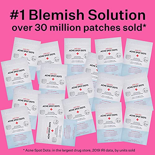 Peach Slices Acne Spot Dots | Clear Hydrocolloid Acne Pimple Patch for Zits a...