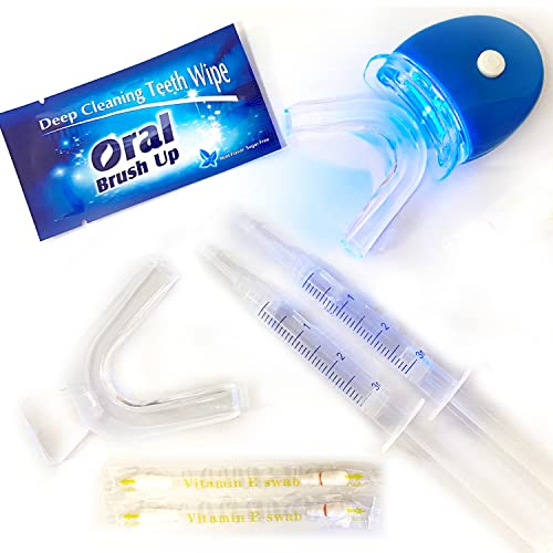 MagicBrite Complete Teeth Whitening Kit at Home Whitener - LED Light, 35% Car...
