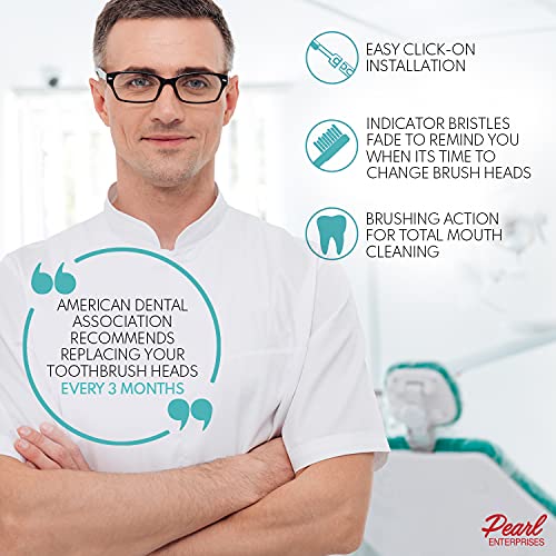 Pearl Enterprises Replacement Toothbrush Heads for Oral B- 12 PK Electric Too...