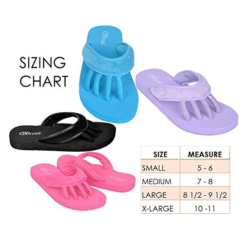 Pedi Couture Women's Spa Pedicure Toe Separator Slippers/Sandals- For Use at ...
