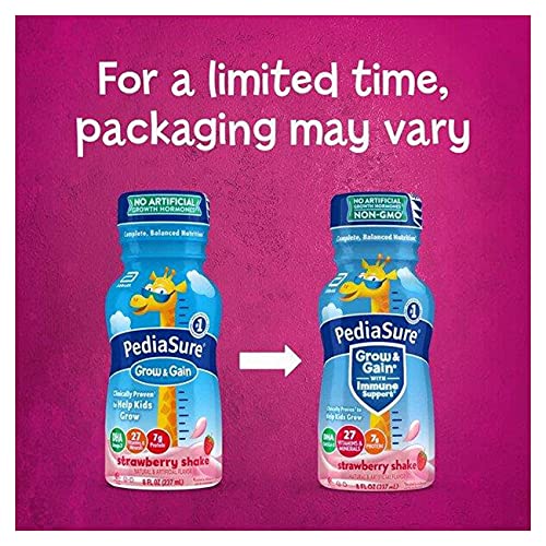 PediaSure Grow & Gain with Immune Support, Kids Protein Shake, 27 Vitamins an...