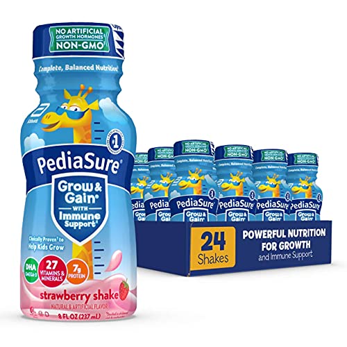 PediaSure Grow & Gain with Immune Support, Kids Protein Shake, 27 Vitamins an...
