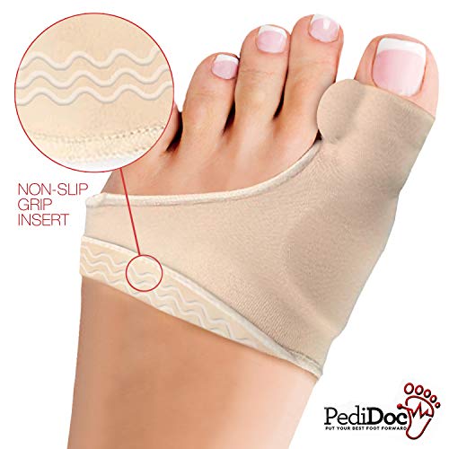 PediDoc™ Bunion Corrector – Bunion Relief Sleeves Bunion Pads Brace Cushions ...