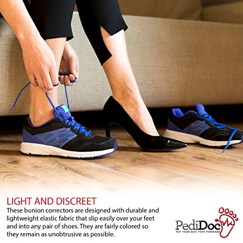PediDoc™ Bunion Corrector – Bunion Relief Sleeves Bunion Pads Brace Cushions ...