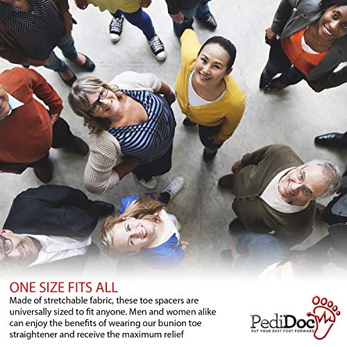 PediDoc™ Bunion Corrector – Bunion Relief Sleeves Bunion Pads Brace Cushions ...