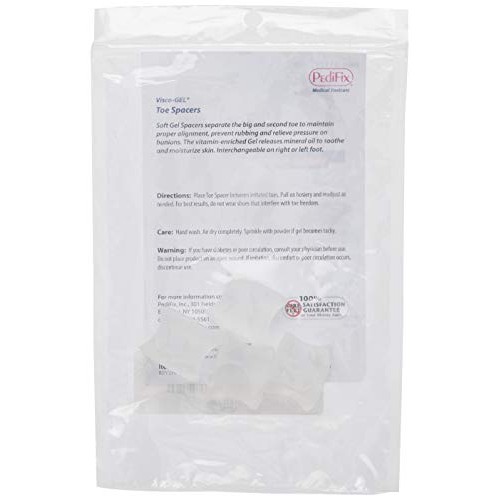 Pedifix Gel Smart Visco-Gel Toe Spacers - #1125 - Small (4 Pack)