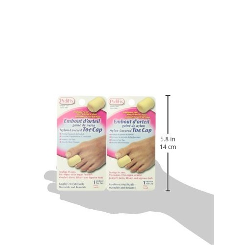 Pedifix Podiatrists' Choice Nylon-covered Toe Cap,Small (Pack of 2)