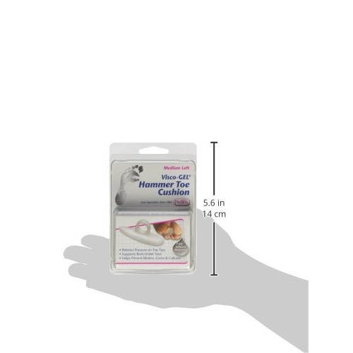 PediFix Visco-gel Hammer Toe Cushion, Medium Left