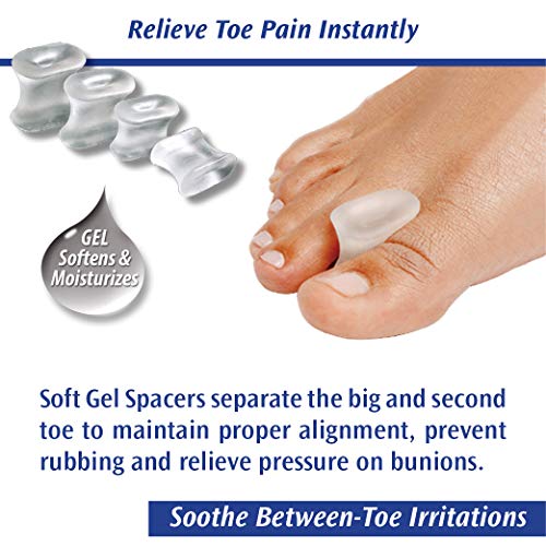 Pedifix Visco-Gel Toe Spacers, Large