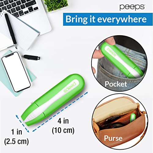 CarbonKlean Peeps Eyeglass Lens Cleaner - Efficient and Durable Carbon Microf...