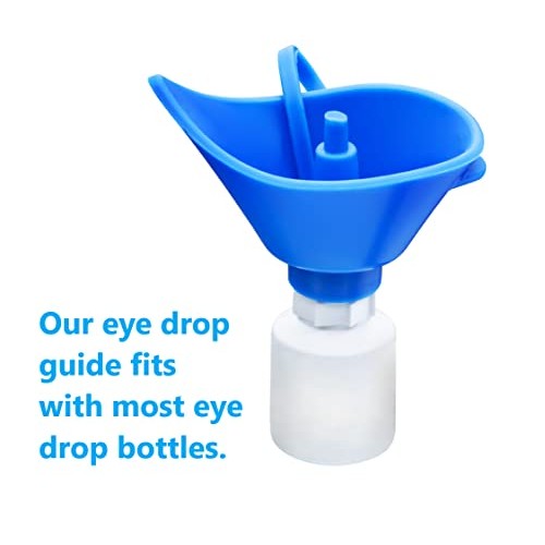 Peermax Drop Right 2 in 1 | Eye Drop Guide + Wash Cup | Works with Most Eye D...