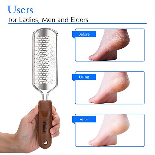 Professional Pedicure Foot File, Colossal Stainless Steel Detachable Foot Scr...