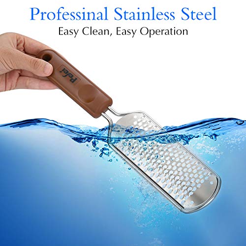 Professional Pedicure Foot File, Colossal Stainless Steel Detachable Foot Scr...