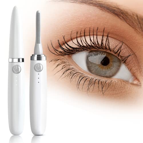 PEIPAI Rechargeable Heated Eyelash Curler, USB Silicone Comb Eyelash Curler Q...