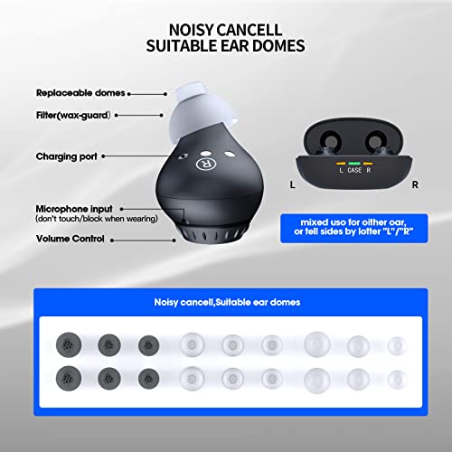 Updated Hearing Aids for Seniors Rechargeable with Noise Cancelling, Update i...