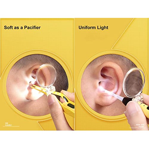 Ear Wax Removal Tool Kit with Light and Magnifiers, Ear Pick Ear Cleaning Too...