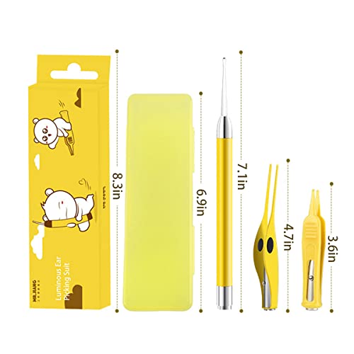Ear Wax Removal Tool Kit with Light and Magnifiers, Ear Pick Ear Cleaning Too...
