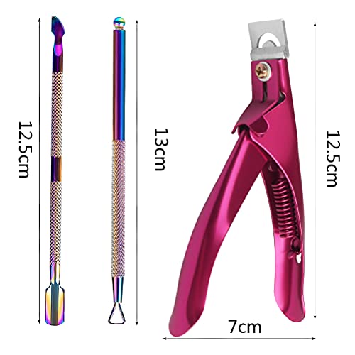 Professional Acrylic Nail Clippers for Acrylic Nails, Nail Tip Cutter Trimmer...