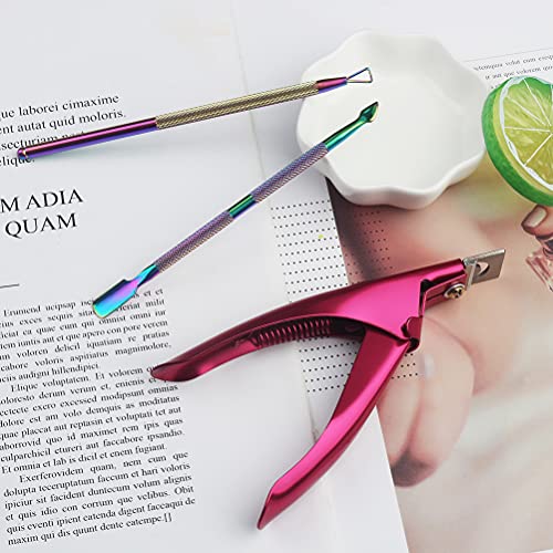 Professional Acrylic Nail Clippers for Acrylic Nails, Nail Tip Cutter Trimmer...