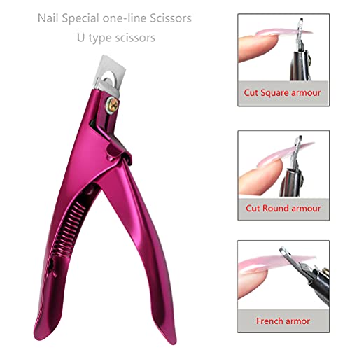 Professional Acrylic Nail Clippers for Acrylic Nails, Nail Tip Cutter Trimmer...