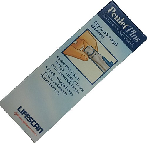 Lifescan Lancing Device One Touch Penlet Plus Adjustable Blood Sampler