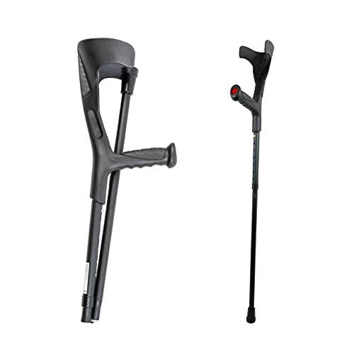 Pepe - Crutch for Adults (1 Unit), Walking Crutch Foldable, Aluminium Crutch,...