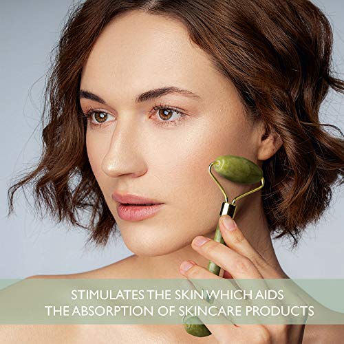 Perfecore Cooling Ice Face Mask Gel pack Jade Roller - Beauty Roller Face Nec...