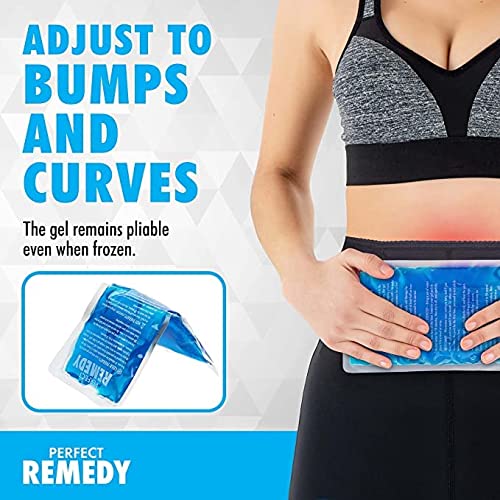 Gel Ice Packs for Injuries Reusable Gel (2 Pack) Reusable Hot Pack & Cold Pac...