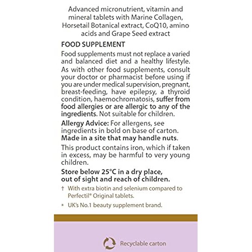 Vitabiotics Perfectil Hair Multivitamin | Hair Growth and Thickening Formula ...