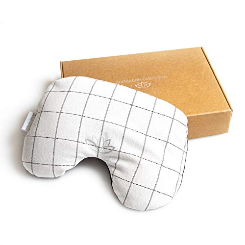 Perfection Collection Migraine Relief Eye Pillow Masks, Flaxseed Filled for H...