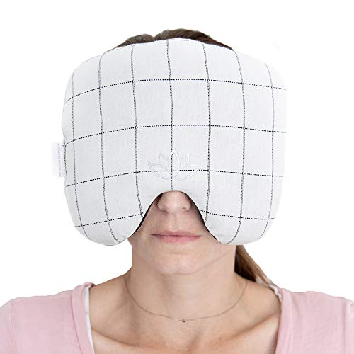 Perfection Collection Migraine Relief Eye Pillow Masks, Flaxseed Filled for H...