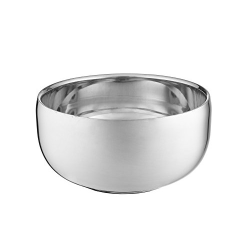 Perfecto Stainless Steel Shaving Bowl. Durable Metal Mug For Shaving Soap & C...