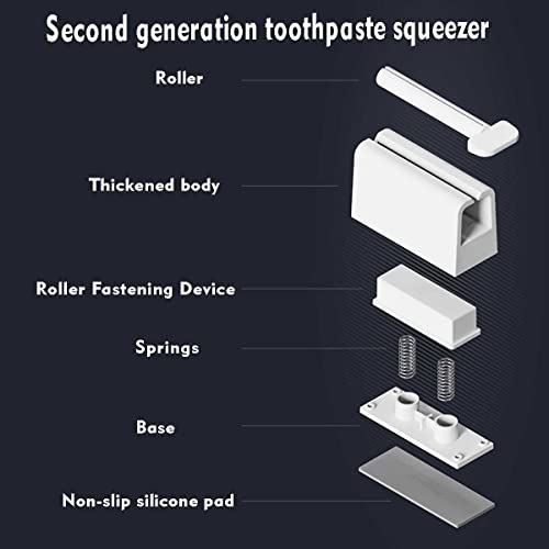 2 Packs XL Rolling Toothpaste Squeezer Toothpaste Roller Squeezer Toothpaste ...