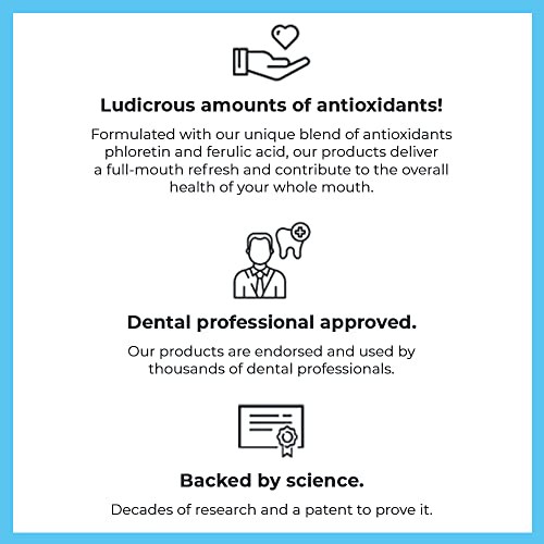 PerioScience White Care Mouthwash Rinse Oral Care Pre Brush - Mint Anti Cavit...