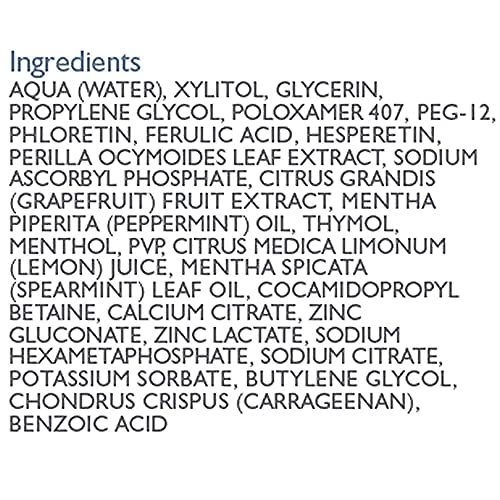 PerioScience White Care Mouthwash Rinse Oral Care Pre Brush - Mint Anti Cavit...