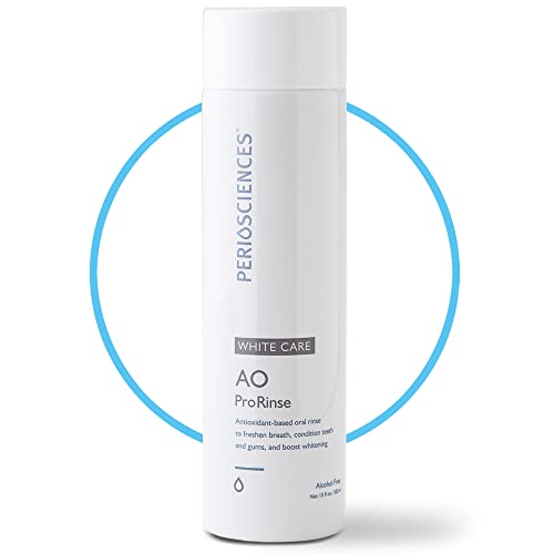 PerioScience White Care Mouthwash Rinse Oral Care Pre Brush - Mint Anti Cavit...