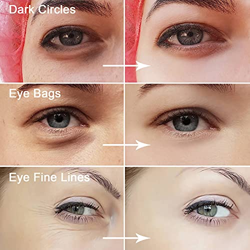 Permotary 30 Pairs 24K Gold Gel Collagen Eye Pads,Crystal Collagen Under Eye ...