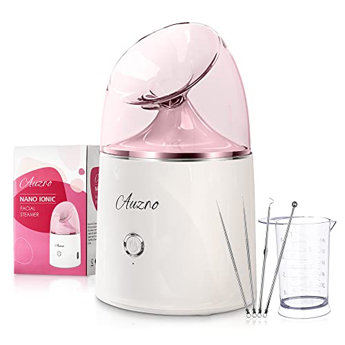 Facial Steamer, Auzro Nano lonic Face Steamer Aromatherapy Design for Home Sa...