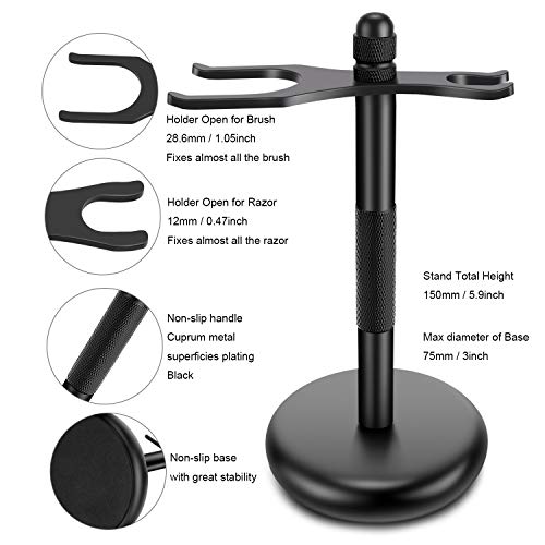 Amazing Safety Razor Shave Kit - Mysterious Black Men's Shaving & Grooming Se...