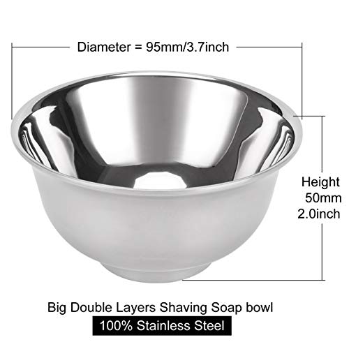 PerPro Deluxe Heavy Duty Razor Brush Stand and Stainless Steel Double Layer S...