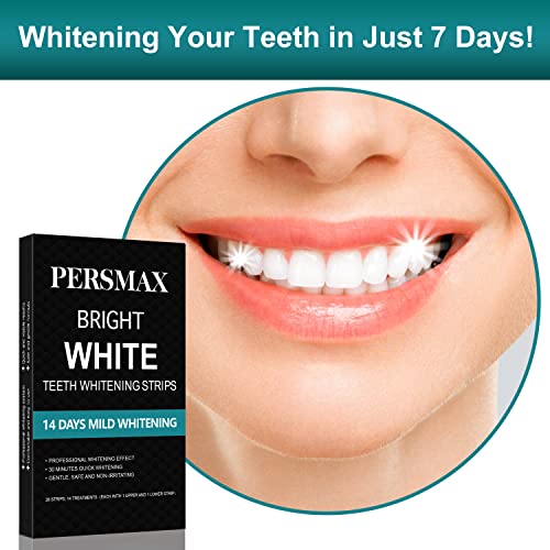 PERSMAX Teeth Whitening Strips, Non-Sensitive Teeth Whitener for Tooth Whiten...