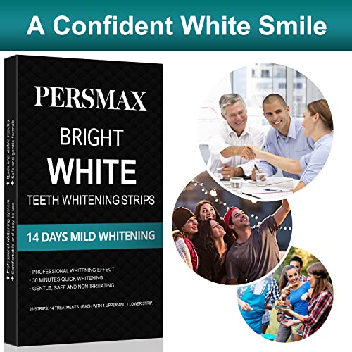 PERSMAX Teeth Whitening Strips, Non-Sensitive Teeth Whitener for Tooth Whiten...