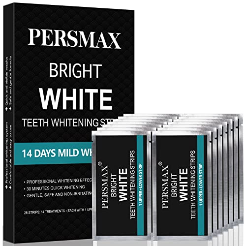 PERSMAX Teeth Whitening Strips, Non-Sensitive Teeth Whitener for Tooth Whiten...