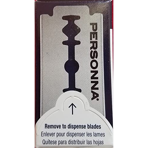 Personna Double Edge Razor Blades in White Wrapper 100 count