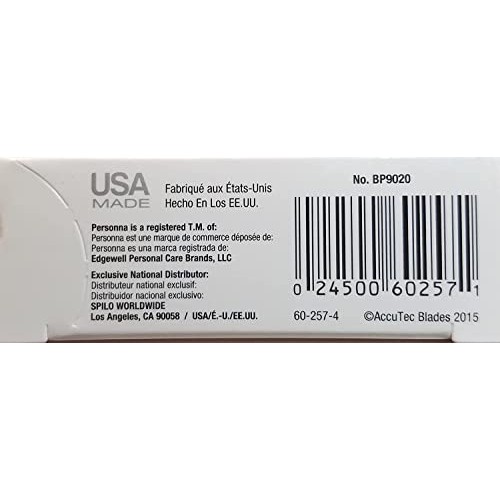 Personna Double Edge Razor Blades in White Wrapper 100 count