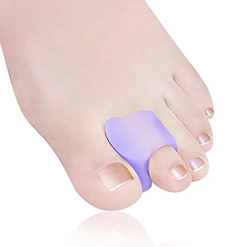Pesalmon 12Pack Gel Toe Separators for Overlapping Toes, Bunion Corrector and...