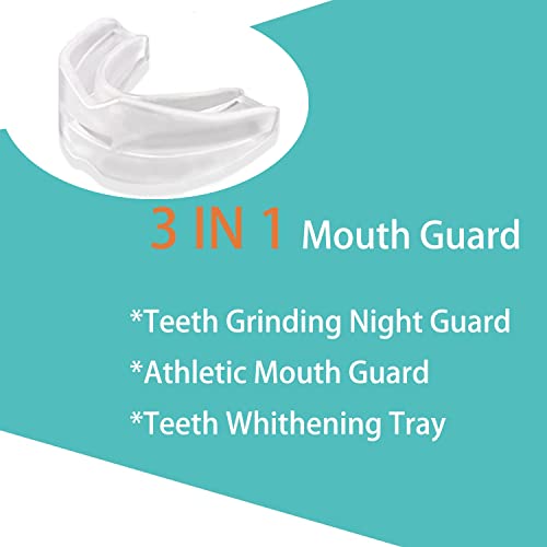 Mouth Guards for Teeth Grinding, Custom Fit Night Dental Guard with Case for ...