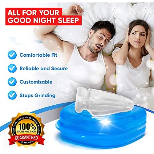 Mouth Guards for Teeth Grinding, Custom Fit Night Dental Guard with Case for ...