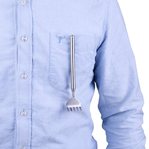 Claw Back Scratcher Extendable, Metal Portable Telescopic Backscratchers 8 Pack